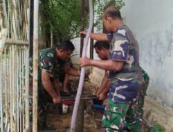 Jajaran Korem 012/TU Bangun Sumur Bor untuk Pesantren Lewat TMMD ke-127