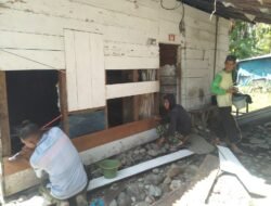 TNI dan Rakyat Bersatu di TMMD Ujong Blang