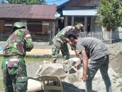 TMMD Nagan Raya Hidupkan Semangat Kebersamaan Desa