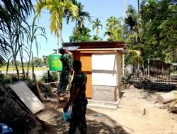 Satgas TMMD Kodim 0116/Nagan Raya Jajaran Korem 012/TU Prioritaskan Kesehatan Lingkungan