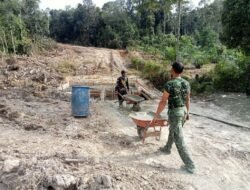 TMMD Kodim 0116/Nagan Raya Jajaran Korem 012/TU Satukan Prajurit dan Rakyat