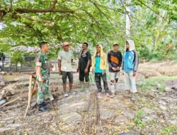 Babinsa Teunom Ingatkan Warga Blang Baro Tidak Buka Lahan dengan Cara Dibakar