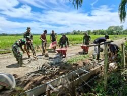 Strategi Matang Percepat Pengecoran Talud di Woyla