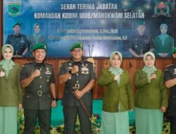 Sertijab Dandim 1808/Mansel Berlangsung Khidmat di Makorem 182/JO