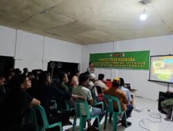 Malam Hari, Satgas TMMD Gelar Penyuluhan Narkoba di Ujong Blang