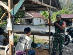 Peran Aktif Babinsa Tanamkan Kesadaran Kebersihan Lingkungan