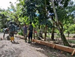 Kemanunggalan TNI dan Rakyat Terpatri di Desa Pasi Aceh