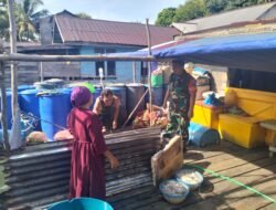 Pererat Tali Silaturahmi, Serda Bangun Santoso Laksanakan Komsos di Wilayah Betok Jaya