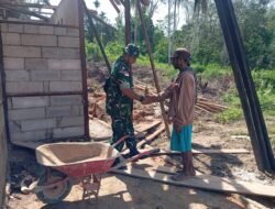 Pembangunan Rumah dan MCK TMMD Yibin Tunjukkan Progres Baik