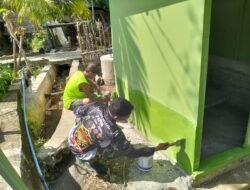 Hijau Identitas TNI Hadir di Fasilitas Umum Desa