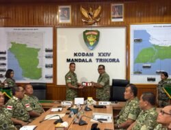Sinergi Kodam XXIV/MT dan Itjen TNI Perkuat Tata Kelola Organisasi