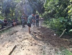 Tiga Gorong-Gorong TMMD Ke-127 Kodim 0105/Abar Dongkrak Harapan Panen