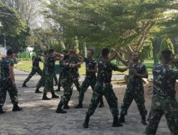 Tingkatkan Kemampuan Setiap Prajurit, Kodim 0114/Aceh Jaya Gelar Latihan Beladiri Taktis