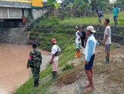 Respon Cepat, Personel Koramil 1316-02/Paguyaman Pimpin Pencarian Korban Hanyut di Balate Jaya
