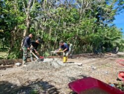 TMMD 127 Kodim 0105/Abar Perkuat Infrastruktur Desa