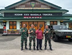 Kodam XXIV/MT dan Stafsus Menhan RI Satukan Langkah Jaga Stabilitas Papua Selatan