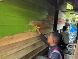 Satgas TMMD dan Warga Bangun Asa Bersama