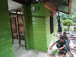 Dari Kayu Lapuk Menuju Hunian Layak Bersama TMMD