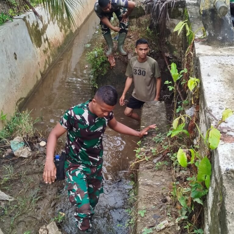 Dari Parit ke Hati, TMMD Bangkitkan Kesadaran Lingkungan Warga
