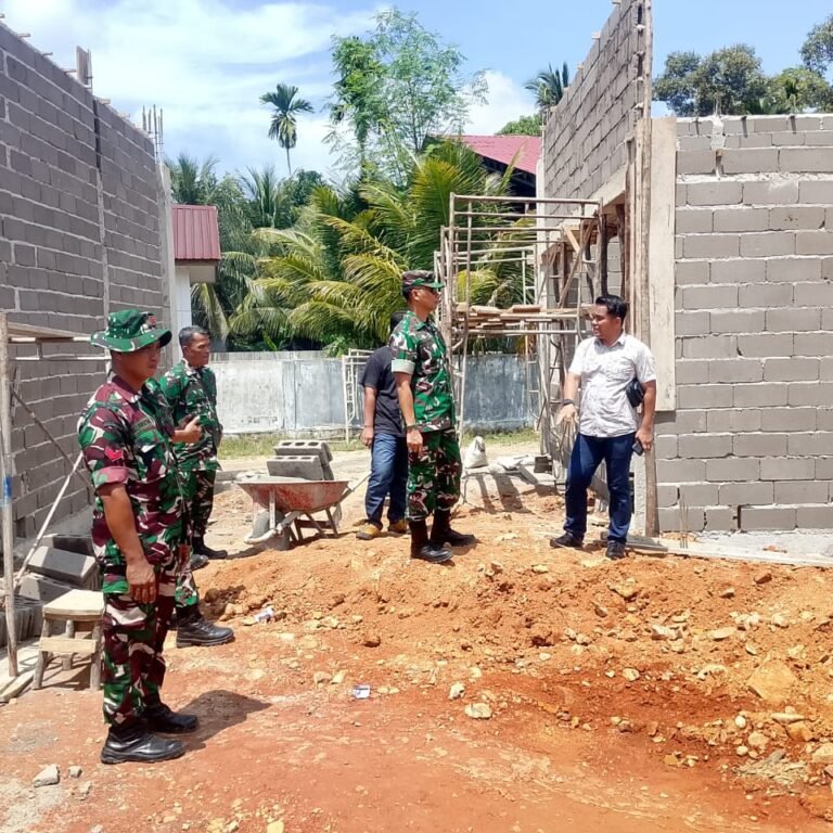 Dandim 0114/Aceh Jaya Tinjau Pembangunan KDKMP di Kecamatan Panga