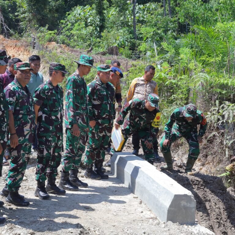 TMMD Ke-127 Kodim 0116/Nagan Raya Jadi Sorotan Tim Wasev Mabes TNI AD