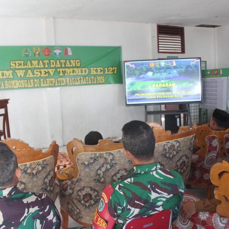 Mabes TNI AD Evaluasi Pelaksanaan TMMD Ke-127 Kodim 0116/Nagan Raya