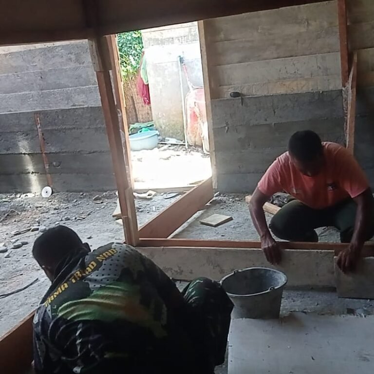 Ketukan Palu Satgas TMMD Bangun Masa Depan Warga