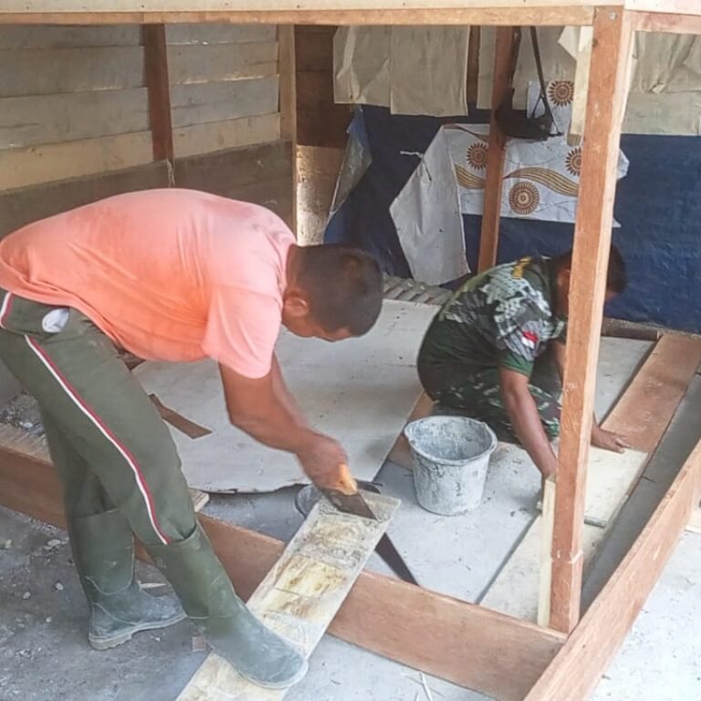 Satgas TMMD Dirikan Rumah Layak untuk Ibu Ani Sarlini