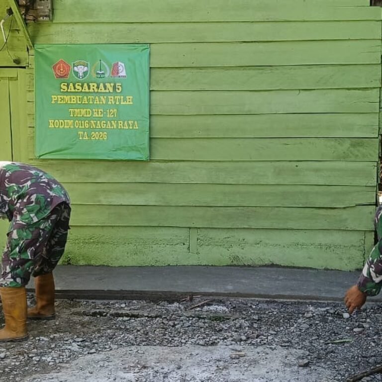 Teras Rumah Warga Kini Menguat Berkat Program TMMD