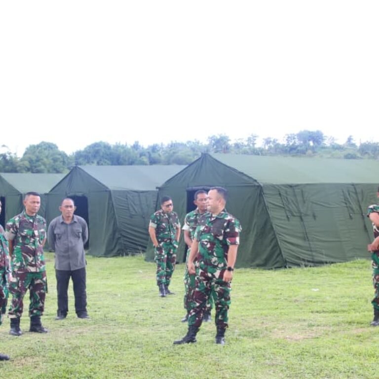 Sinergi TNI-Pemda, Matangkan Persiapan Marshailing Area Batalion Teritorial Pembagunan /YTP 915/Bitu’o di Boalemo