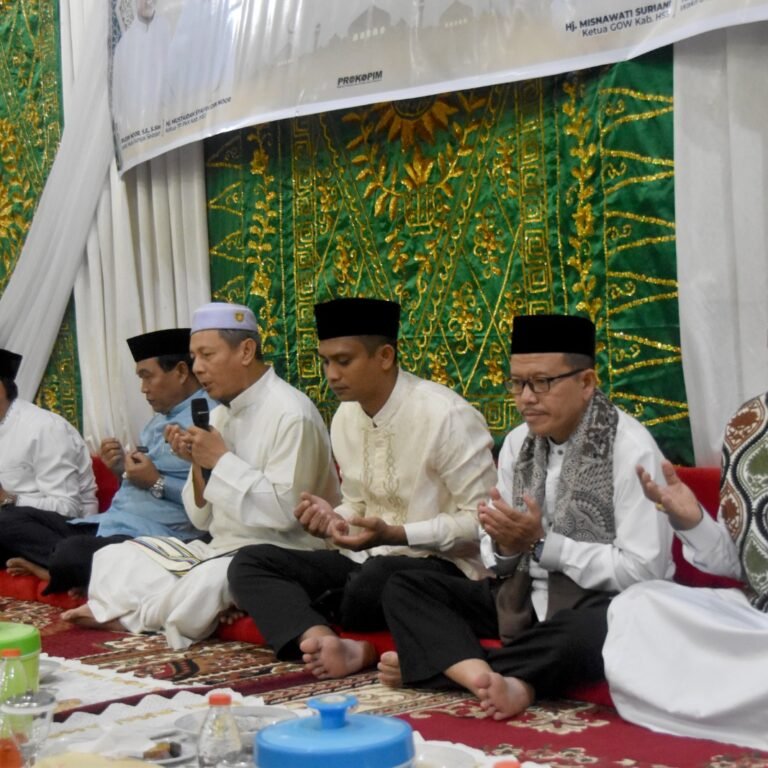 Dandim 1003/HSS Bersama FKPD Ikuti Safari Ramadhan di Masjid Ar-Raudah Kandangan