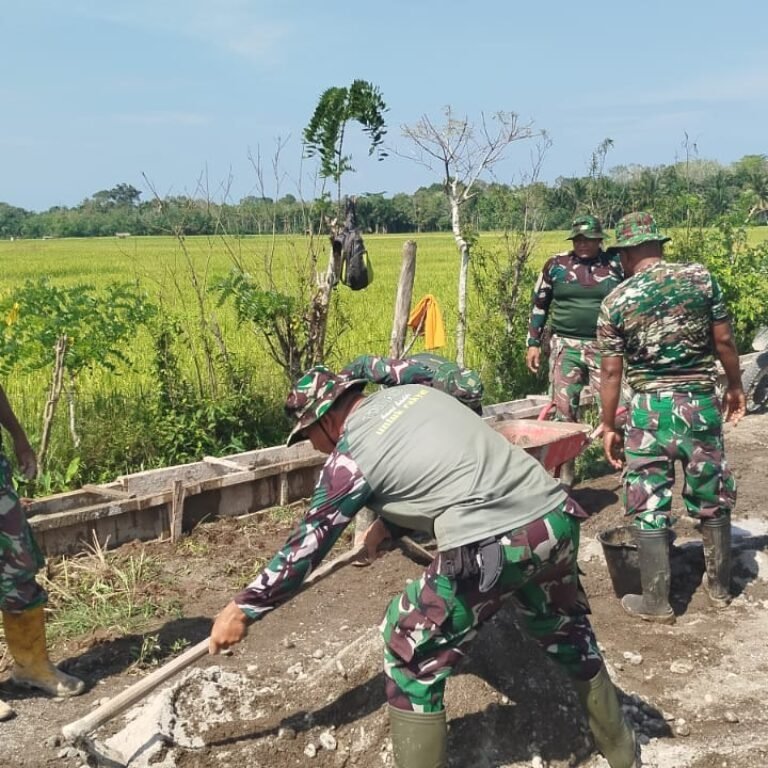 Semangat Prajurit Satgas TMMD Tak Surut di Hari ke-27