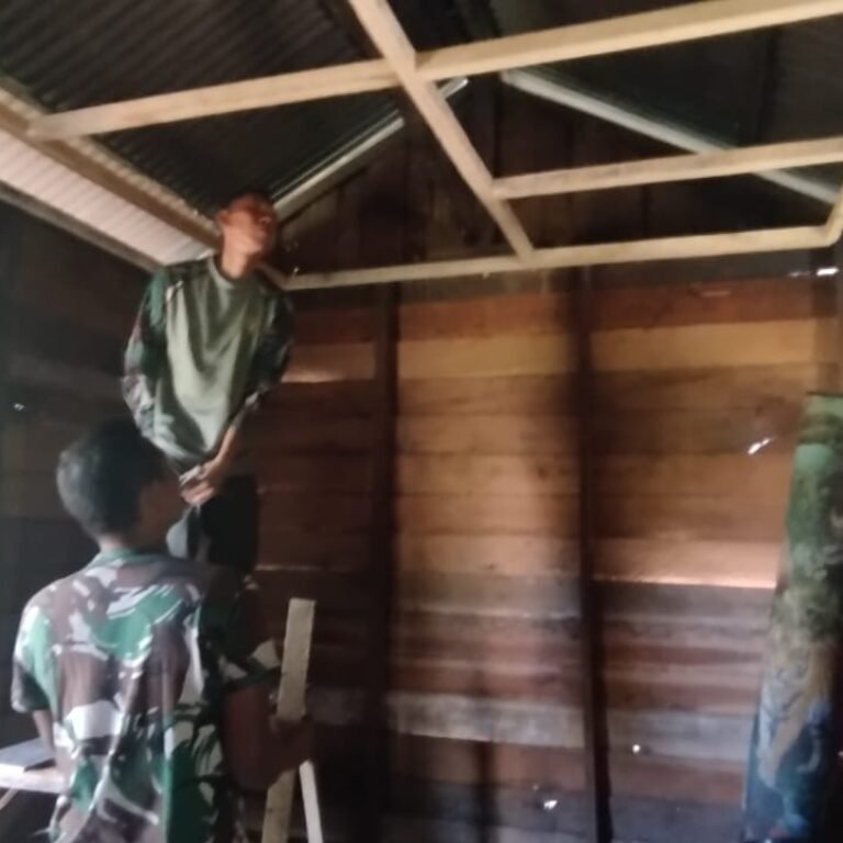 Rumah Ani Sarlini Kian Nyata Berkat TMMD Kodim 0105/Abar