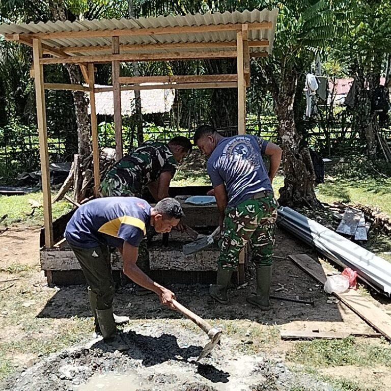 Satgas TMMD 127 Dorong Desa Pasi Aceh Bebas BABS