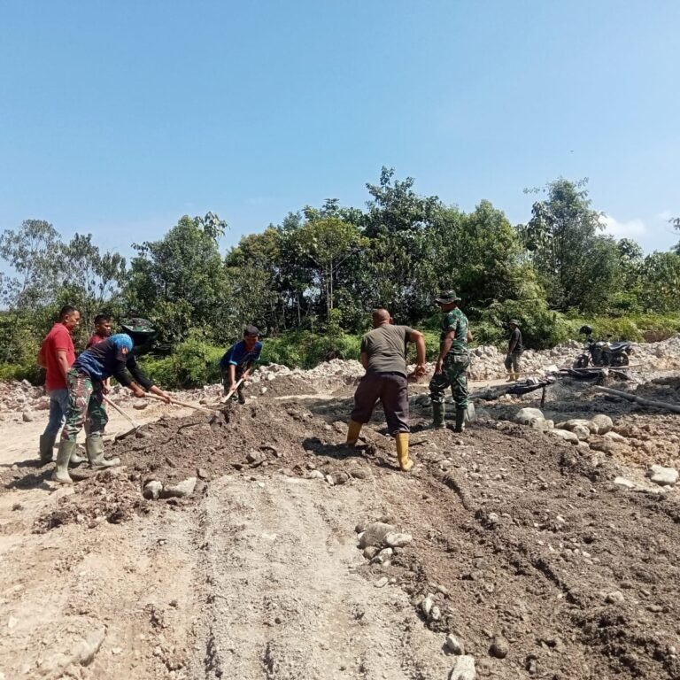 TMMD 127 Percepat Pembangunan Wilayah Pedalaman