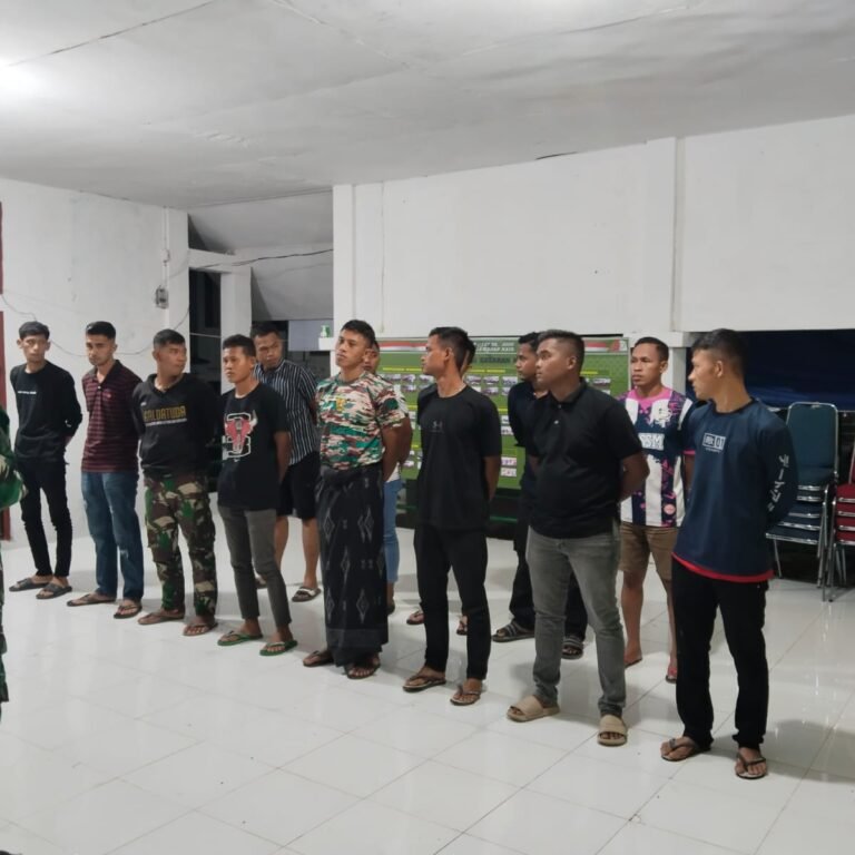 Apel Malam Satgas TMMD Ke-127 Kodim 0116/Nagan Raya Jadi Momen Cek Personel