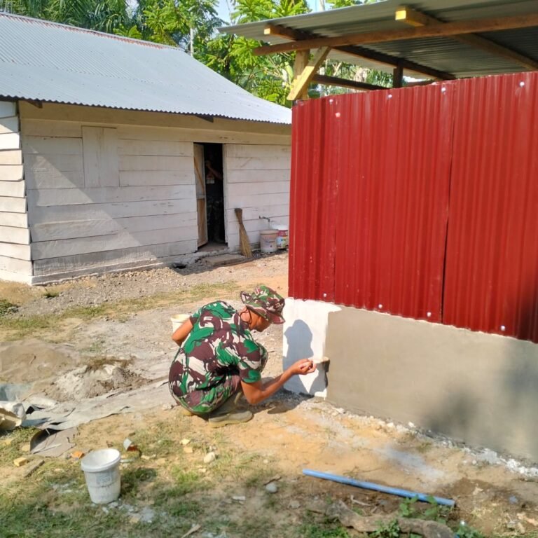 Sanitasi Layak dari TMMD untuk Warga Aceh Barat