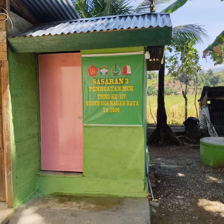 TMMD Kodim 0116 Nagan Raya Sukses Tuntaskan Sasaran