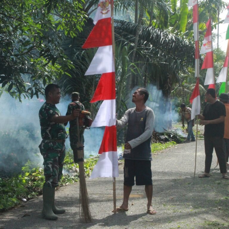Dari Gotong Royong Hingga Umbul-Umbul, Desa Sambut Penutupan TMMD