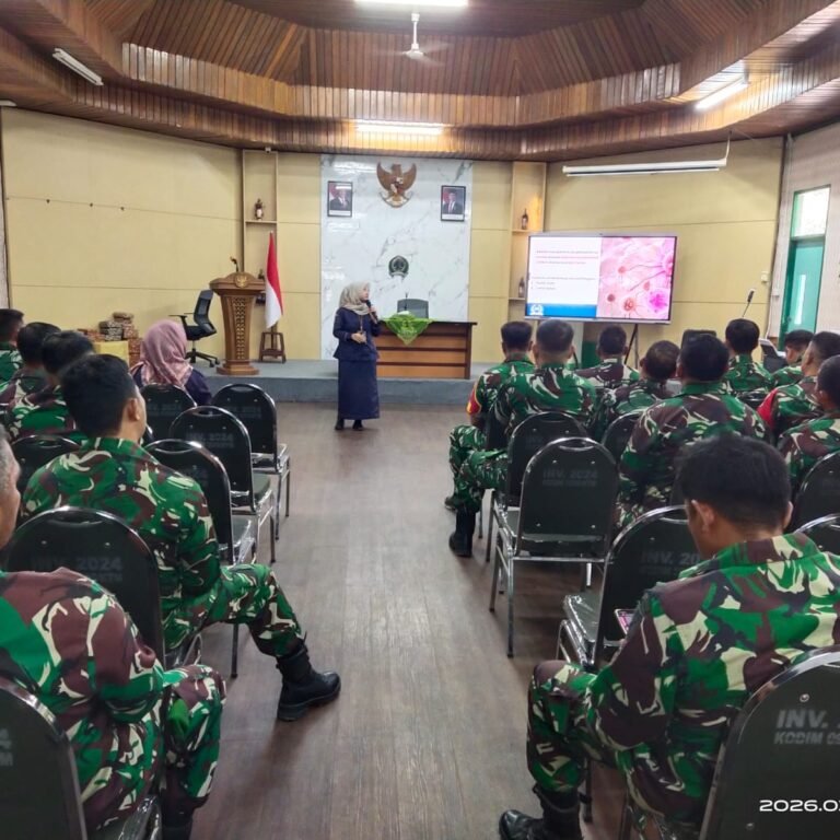 Kodim 0909/Kutai Timur Gelar Sosialisasi Kesehatan Bersama Yayasan Kanker Indonesia