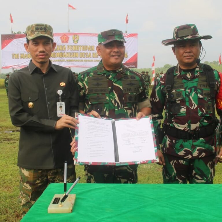 Program TMMD Resmi Ditutup, Infrastruktur Desa Kini Lebih Baik