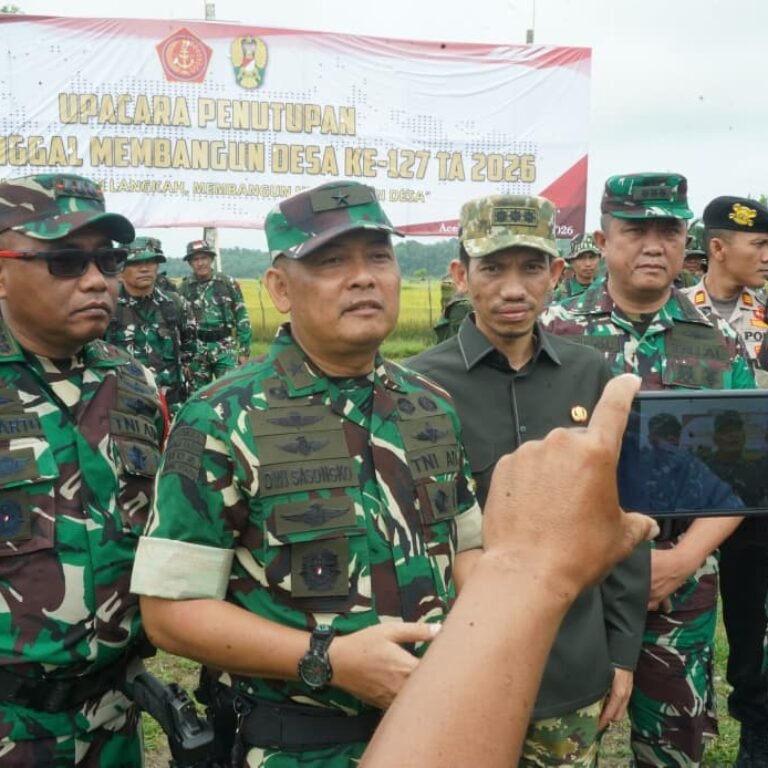 TMMD ke-127 Rampung, Danrem 012/TU Kolonel Inf Windarto S.Sos., M.M Hadiri Upacara Penutupan di Aceh Barat