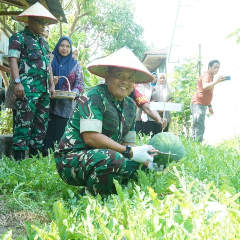 Kasdam Iskandar Muda Tinjau Ketahanan Pangan Terpadu Kodim 0110/Abdya