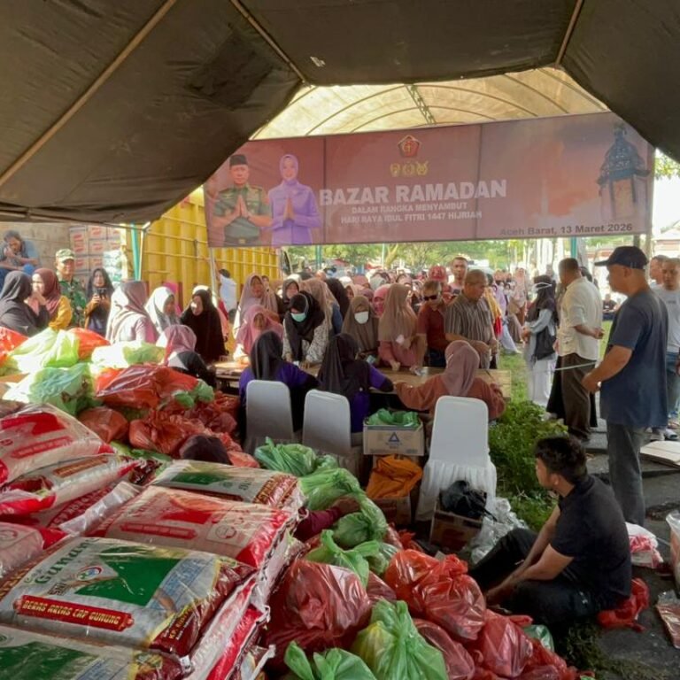 Kodim 0105/Abar Gelar Bazar Murah Jelang Hari Raya Idul Fitri