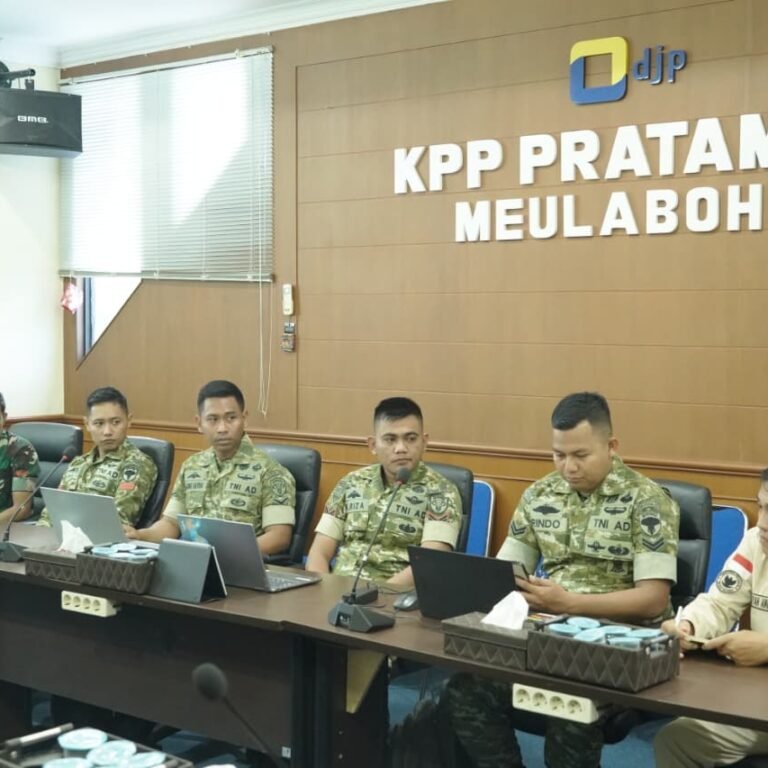 Juru Bayar Satuan Jajaran Korem 012/TU Ikuti Sosialisasi Pelaporan SPT Tahunan