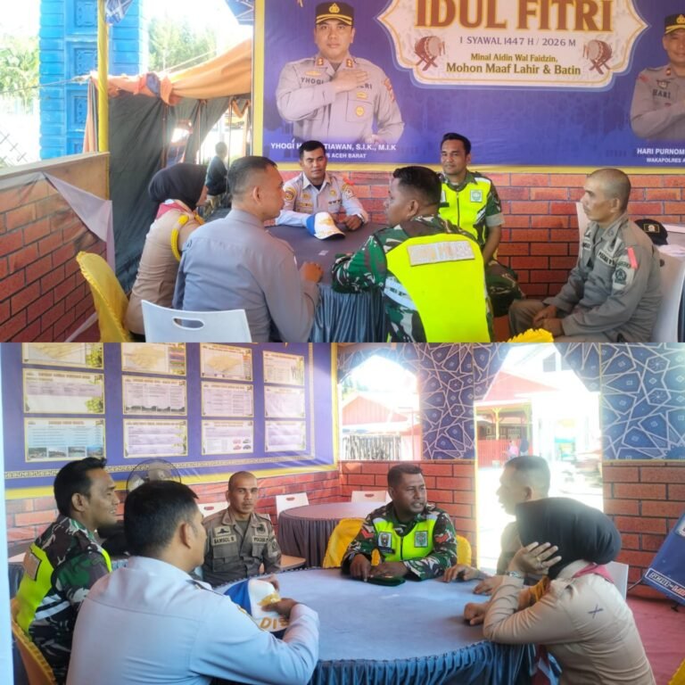 Menyambut Lebaran, Serda Maulizar Laksankan Pengamanan di Pos Kuala Bubon