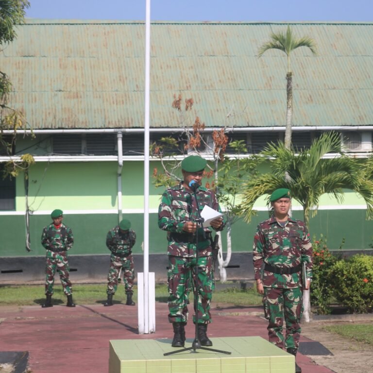 Kodim 1203/Ketapang Gelar Upacara Bendera 17-an, Perkuat Sinergi dan Kinerja Lintas Staf