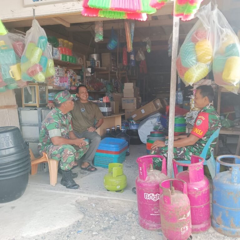 Babinsa Koramil 05/Panga Ajak Tokoh Masyarakat Tingkatkan Kewaspadaan Jelang Idul Fitri