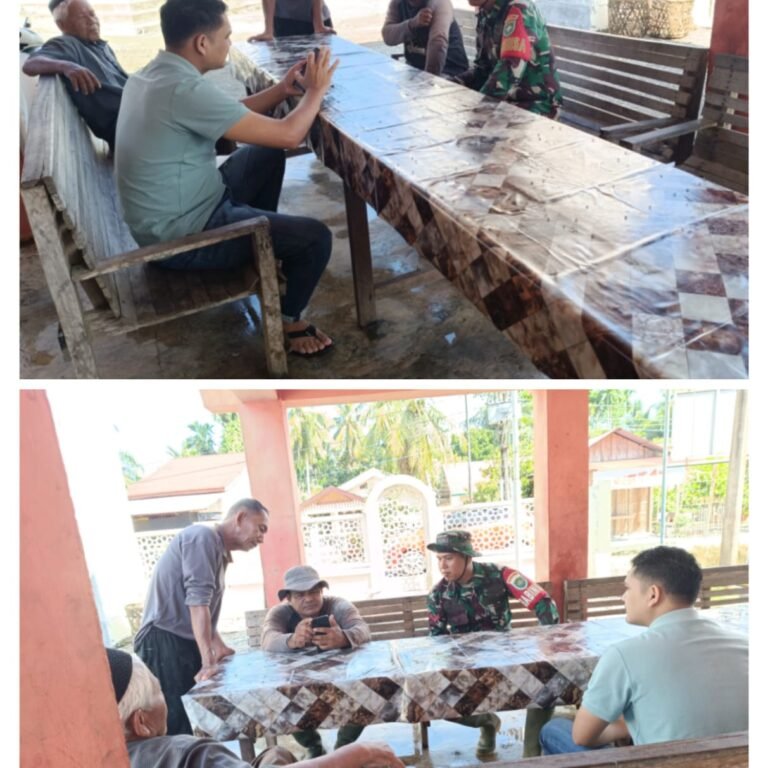 Komsos Babinsa Pererat Silaturahmi dengan Warga Binaan di Gampong Baro