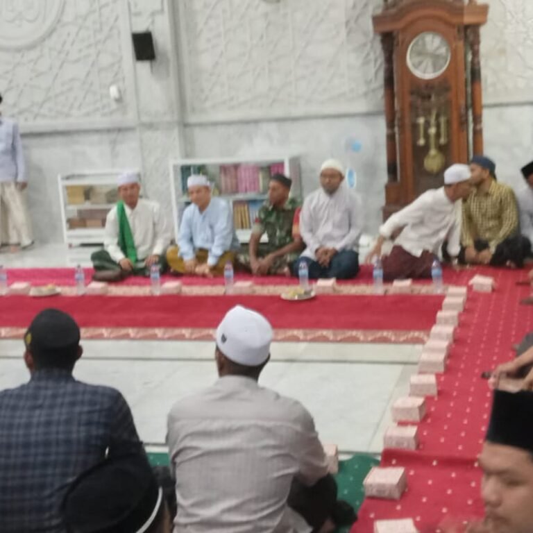 Danramil 01/Jaya Hadiri Kajian Spesial Idul Fitri Bersama Masyarakat di Masjid Sabang